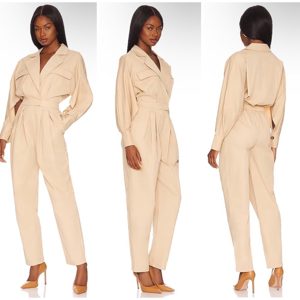L’Academie Piper Jumpsuit in Khaki Size L